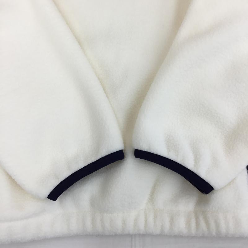 ギャップ GAP トレーナー 長袖 フリース　ハーフジップ XL 無地 白 / ホワイト /  メンズ USED 古着 中古 10138704