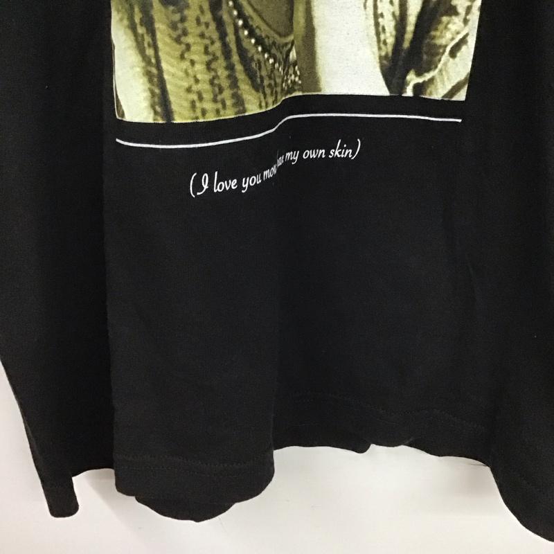 アウェーク AWAKE Tシャツ 半袖 半袖カットソー プリントTシャツ クルーネックカットソー M プリント 黒 / ブラック /  メンズ USED 古着 中古 10130073