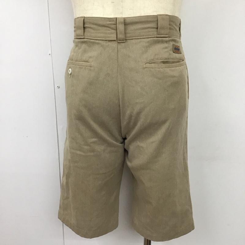 ディッキーズ Dickies パンツ ショートパンツ USA製 ハーフパンツ ロゴ、文字 ベージュ / ベージュ /  メンズ USED 古着 中古 10117967