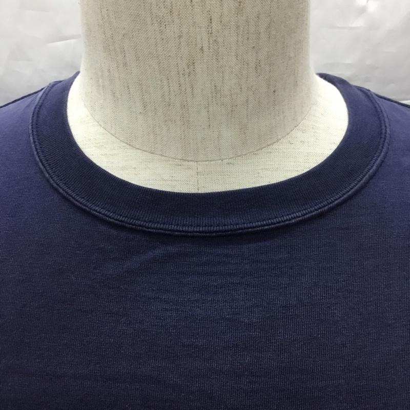レミ レリーフ REMI RELIEF Tシャツ 半袖 半袖カットソー プリントTシャツ クルーネックカットソー FREE 無地 紺 / ネイビー /  メンズ USED 古着 中古 10114602