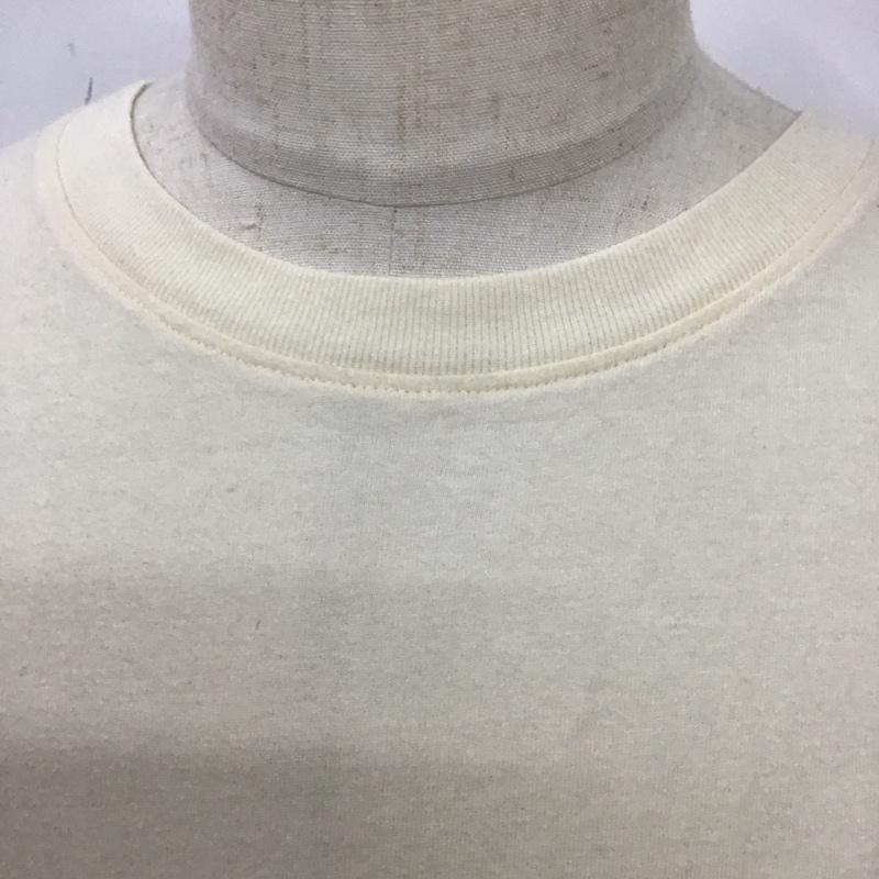 エッセンシャルズ ESSENTIALS Tシャツ 半袖 半袖カットソー プリントTシャツ クルーネックカットソー M 無地 アイボリー / アイボリー /  メンズ USED 古着 中古 10115616