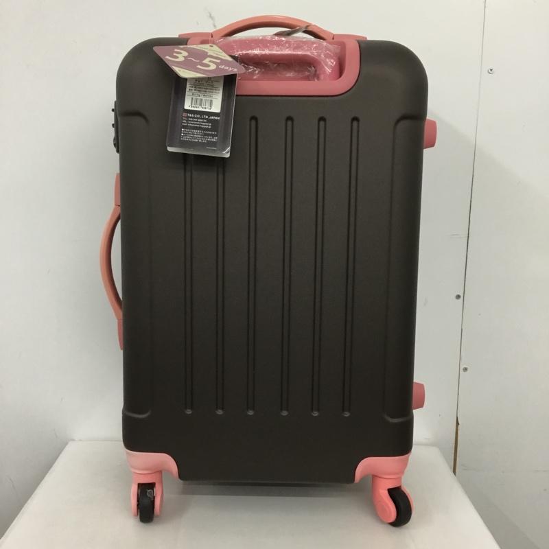 レジェンドウォーカー LEGEND WALKER スーツケース、トランク スーツケース、トランク 5107-55 拡張 TSAロック 無地 ダークブラウン / ダークブラウン / X 桃 / ピンク /  レディース USED 古着 中古 10147503