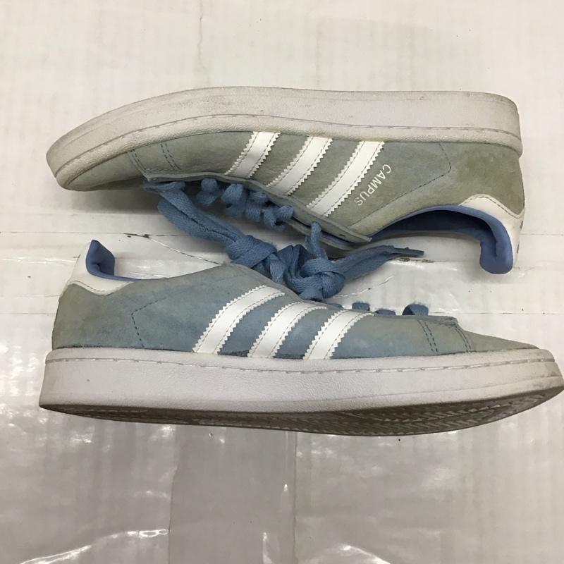 アディダス adidas スニーカー スニーカー DB0983 CAMPUS SUEDE 22.5cm 22.5cm ロゴ、文字 水色 / ライトブルー / X 白 / ホワイト /  レディース USED 古着 中古 10118785