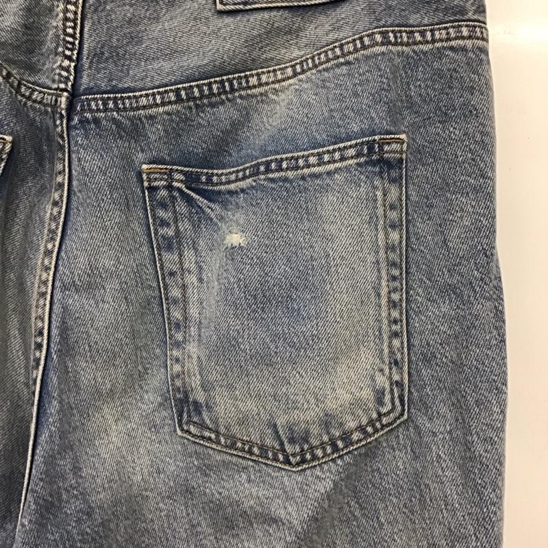 ザラ ZARA パンツ デニム、ジーンズ デニムパンツ ワイドパンツ カジュアルパンツ 38 無地 水色 / ライトブルー /  メンズ USED 古着 中古 10148577