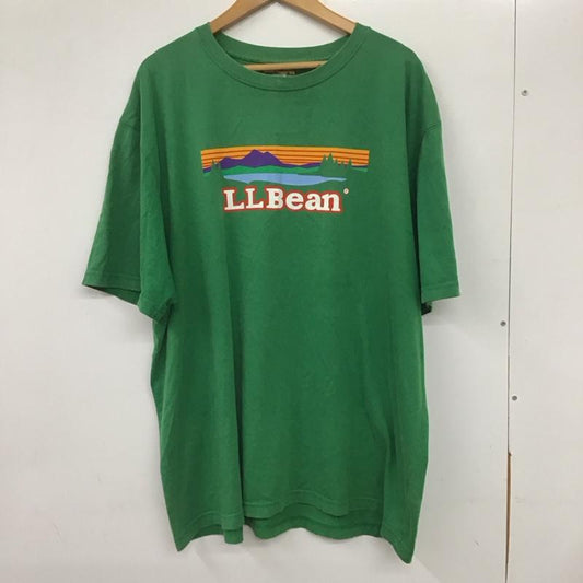 エルエルビーン L.L.Bean Tシャツ 半袖 XL 無地 X プリント 緑 / グリーン /  メンズ USED 古着 中古 10134618