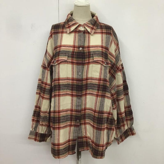 ローリーズファーム LOWRYS FARM シャツ、ブラウス 長袖 FREE チェック マルチカラー / マルチカラー /  レディース USED 古着 中古 10082800