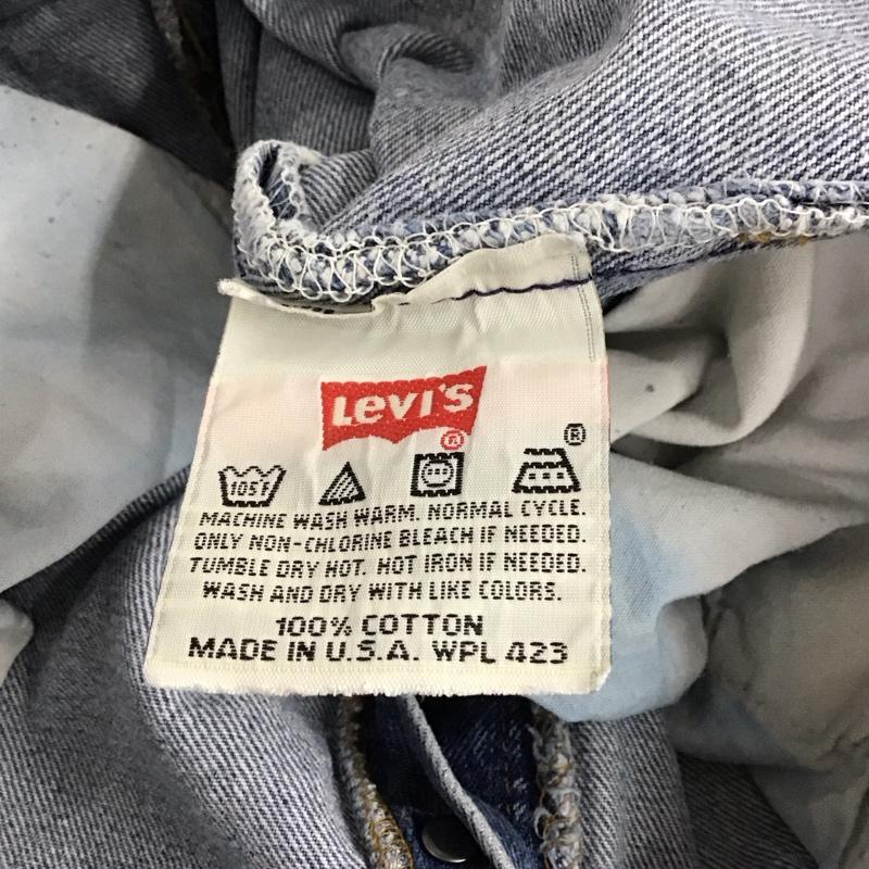リーバイストラウスアンドコー Levi Strauss & co. パンツ デニム、ジーンズ デニムパンツ ワイドパンツ カジュアルパンツパンツ Gパン 42インチ 無地 インディゴ / インディゴ /  メンズ USED 古着 中古 10140464