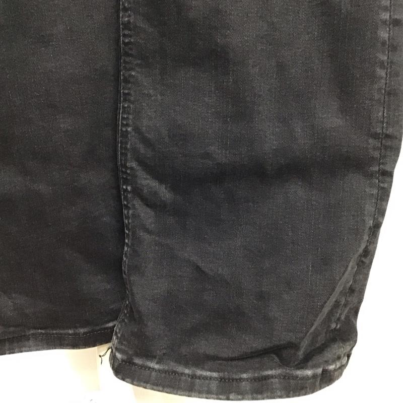 ザラ ZARA パンツ デニム、ジーンズ デニムパンツ スリムパンツ ストレッチ 36 無地 黒 / ブラック /  レディース USED 古着 中古 10118518