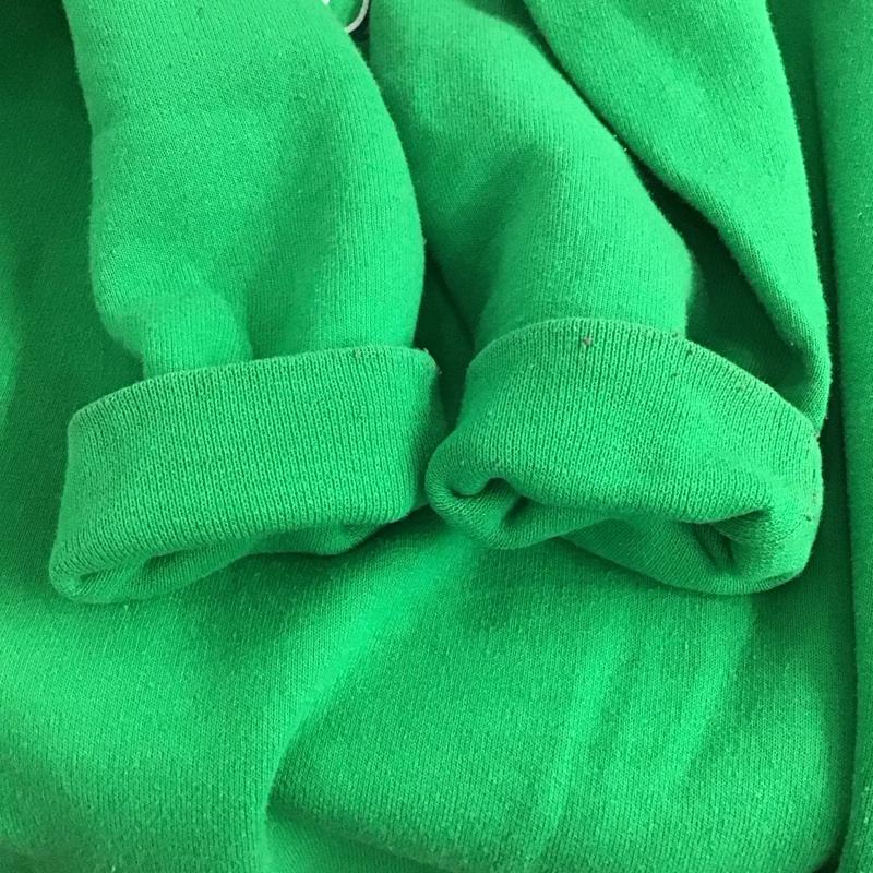 チャンピオン Champion トレーナー 長袖 長袖トレーナー スウェット クルーネック プルオーバー S プリント 緑 / グリーン /  メンズ USED 古着 中古 10142418