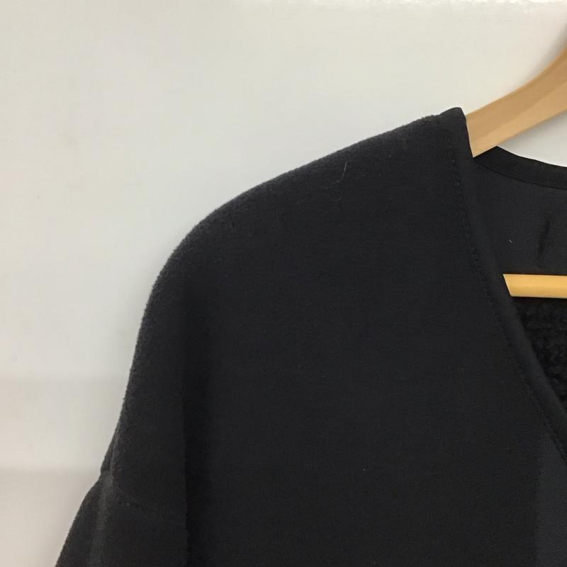 ユニクロ UNIQLO ジャケット、上着 ジャケット、ブレザー 341-423112 EngineeredGarments 19aw ノーカラーフリースコート XL 無地 紺 / ネイビー /  メンズ USED 古着 中古 10144603