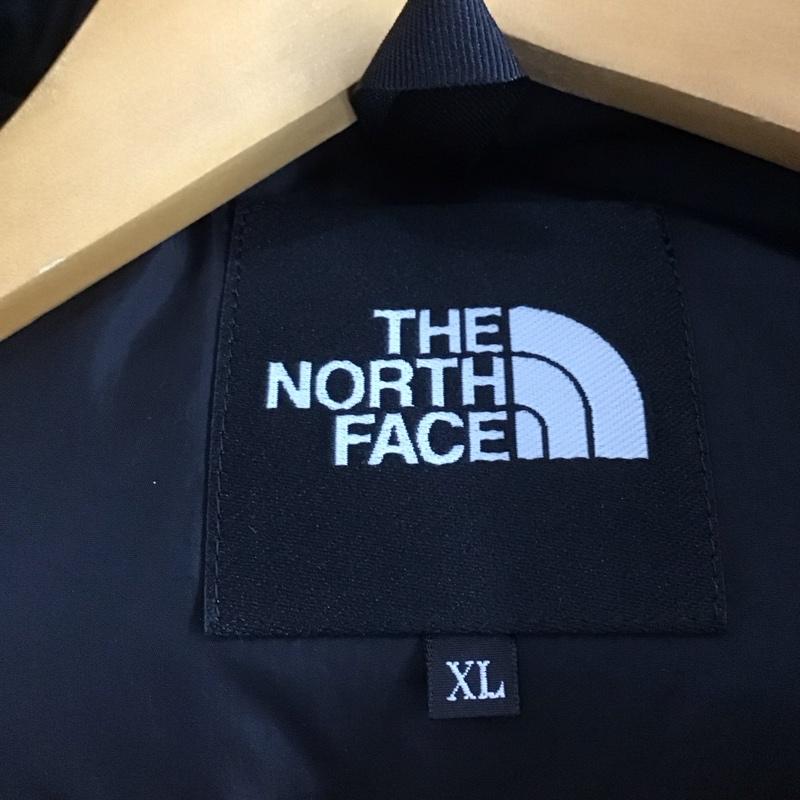 ザノースフェイス THE NORTH FACE ベスト ベスト nd92338 ヌプシベスト ジップアップベスト XL ロゴ、文字 黒 / ブラック / X 茶 / ブラウン /  メンズ USED 古着 中古 10144983