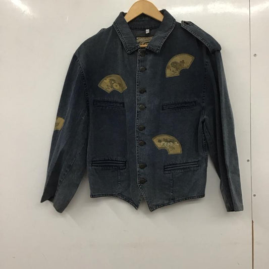 アルマーニジーンズ ARMANI JEANS ジャケット、上着 ジャケット、ブレザー デニムジャケット 46  青 / ブルー /  レディース USED 古着 中古 10139154
