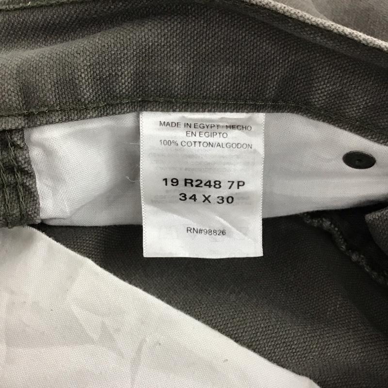 古着 USED パンツ ワークパンツ、ペインターパンツ ワークパンツ ワイドパンツ カジュアルパンツ 古着 34 無地 ダークグレー / ダークグレー /  メンズ USED 古着 中古 10148188