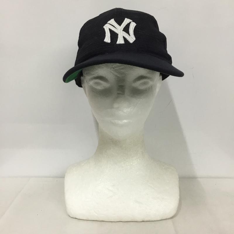 ニューエラ NEW ERA 帽子 キャップ NY ニューヨークヤンキース 9FIFTY メッシュ ロゴ、文字 紺 / ネイビー /  メンズ USED 古着 中古 10140430