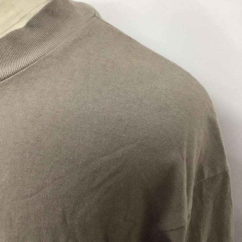 ペニーズ PENNEY S Tシャツ 長袖 112-04-0327 SHIPS別注 FOX ロゴ ワッペン ソリッド モックネック ロンT L ワンポイント 灰 / グレー /  メンズ USED 古着 中古 10118335