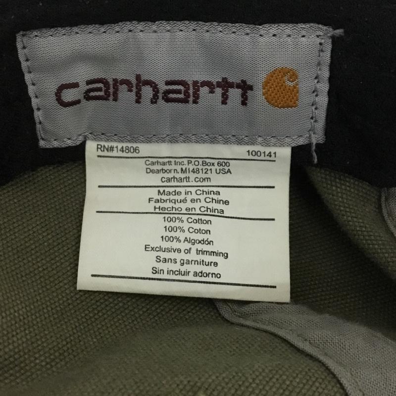 カーハート Carhartt 帽子 キャップ 100289 301 ODESSA CAP ロゴ、文字 カーキ / カーキ /  メンズ USED 古着 中古 10124615