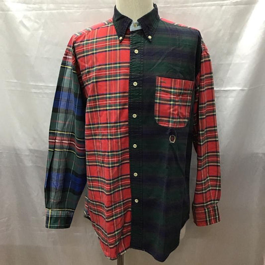トミーヒルフィガー TOMMY HILFIGER シャツ、ブラウス 長袖 ボタンダウンシャツ M チェック マルチカラー / マルチカラー /  メンズ USED 古着 中古 10111831