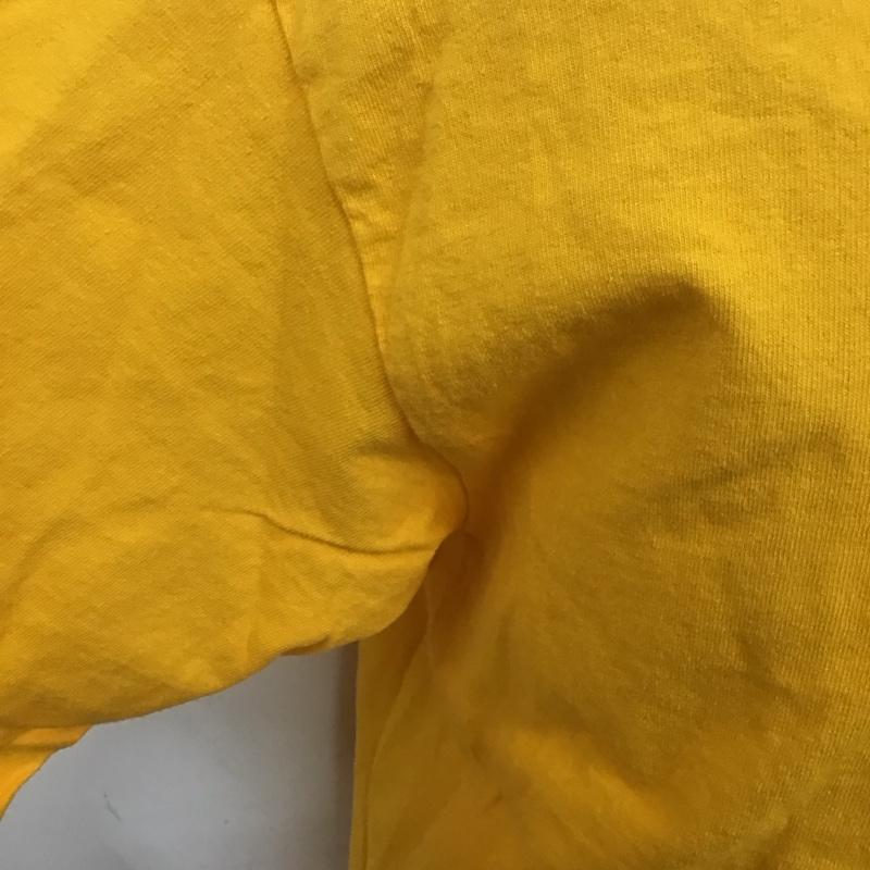 ウィンダンシー WIND AND SEA カットソー 長袖 長袖カットソー プリントカットソー クルーネック L プリント 黄 / イエロー /  メンズ USED 古着 中古 10126247