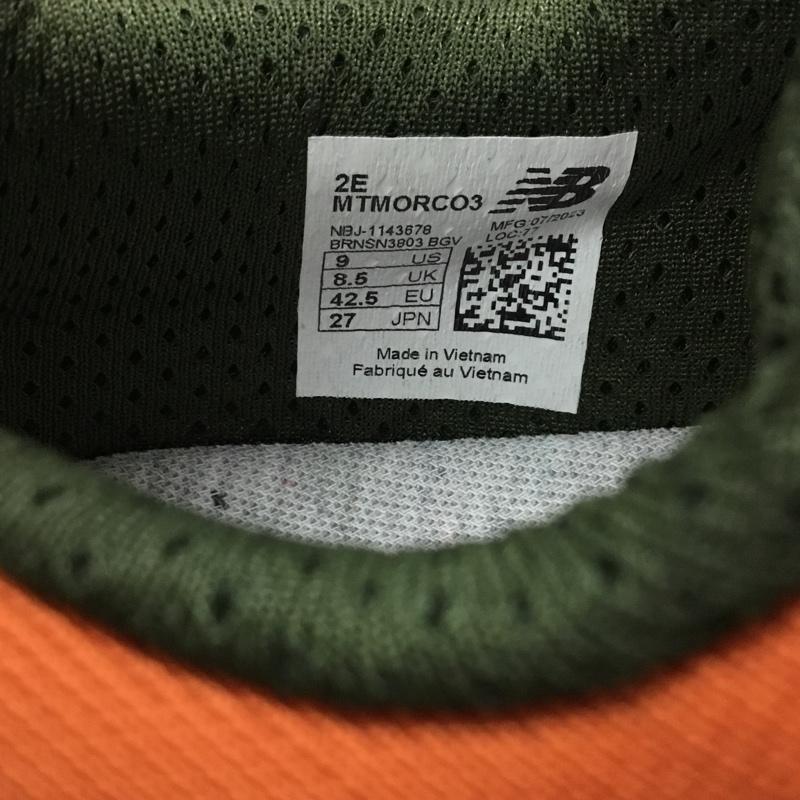 ニューバランス New Balance スニーカー スニーカー MTMORCO3 FRESH FOAM 27cm 箱有 27.0cm ロゴ、文字 橙 / オレンジ / X カーキ / カーキ /  メンズ USED 古着 中古 10106294