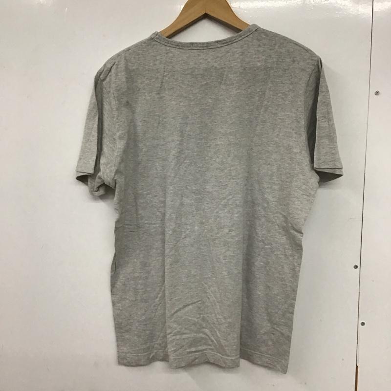 ラコステ LACOSTE Tシャツ 半袖 半袖カットソー 無地Tシャツ Vネックカットソー 5 ロゴ、文字 灰 / グレー /  メンズ USED 古着 中古 10132335