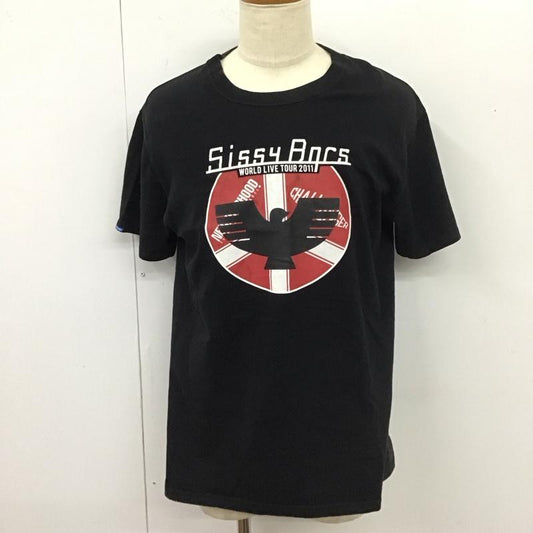 チャレンジャー CHALLENGER Tシャツ 半袖 半袖カットソー プリントTシャツ クルーネックカットソー XL ロゴ、文字 黒 / ブラック /  メンズ USED 古着 中古 10113154