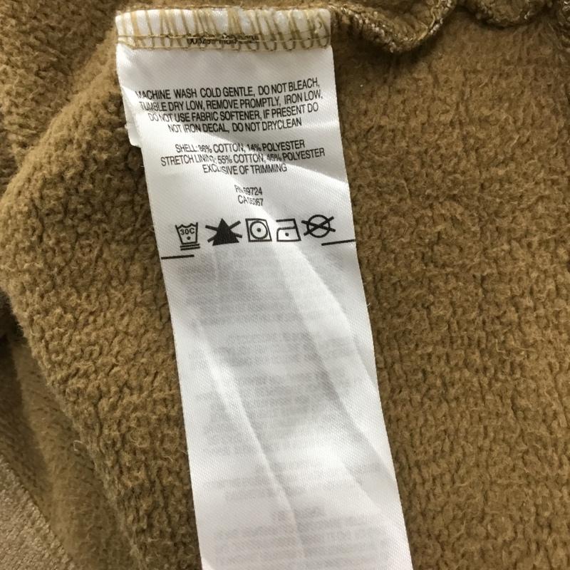 コロンビア Columbia トレーナー 長袖 ハーフジップ 裏起毛 XL ロゴ、文字 茶 / ブラウン /  メンズ USED 古着 中古 10150806