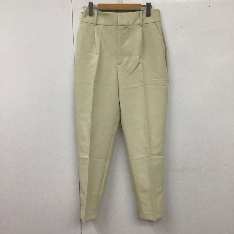 ザラ ZARA パンツ スラックス M 無地 オフホワイト / オフホワイト /  レディース USED 古着 中古 10129665