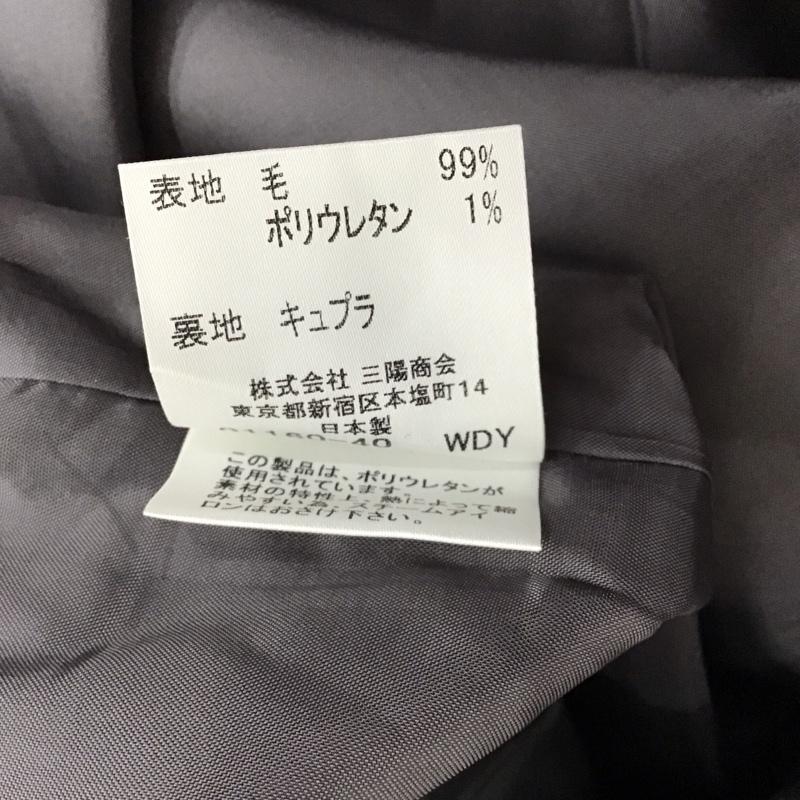 バーバリーロンドン Burberry London スカート ひざ丈スカート ひざ丈スカート プリーツスカート カジュアルスカート 38 無地 灰 / グレー /  レディース USED 古着 中古 10118002