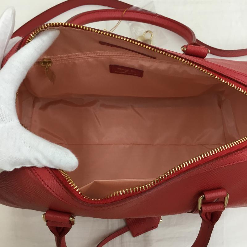 サマンサタバサ Samantha Thavasa ボストンバッグ ボストンバッグ ロゴ、文字 赤 / レッド /  レディース USED 古着 中古 10141151