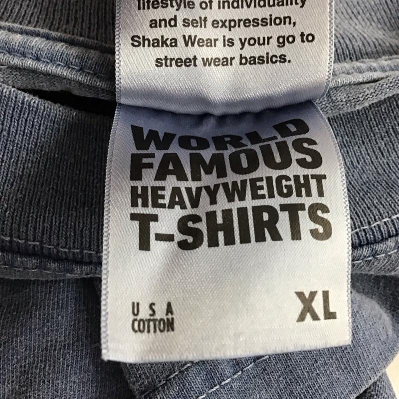 シャカウエア Shaka wear Tシャツ 半袖 XL 無地 青 / ブルー /  メンズ USED 古着 中古 10138103