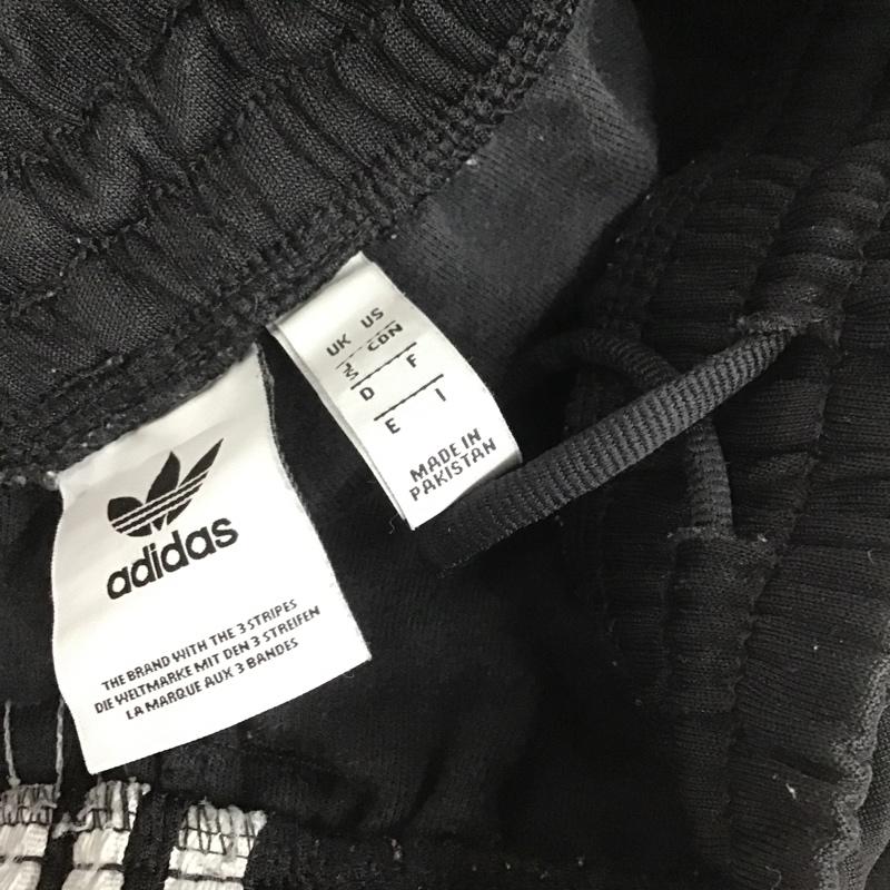 アディダス adidas ボトムス ボトムス cw1275 トラックパンツ ジャージ スポーツ スリムパンツ カジュアルパンツ S ロゴ、文字 黒 / ブラック /  レディース USED 古着 中古 10105641