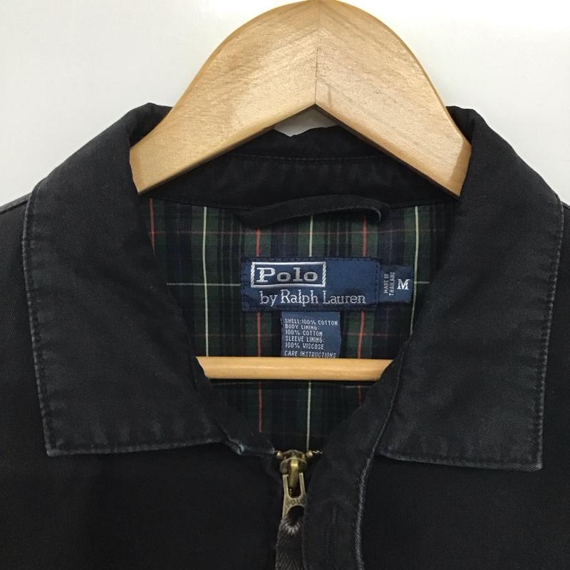 ポロバイラルフローレン Polo by RALPH LAUREN ジャケット、上着 ジャケット、ブレザー ジップアップジャケット アウター カラージャケット M ロゴ、文字 黒 / ブラック /  メンズ USED 古着 中古 10144791
