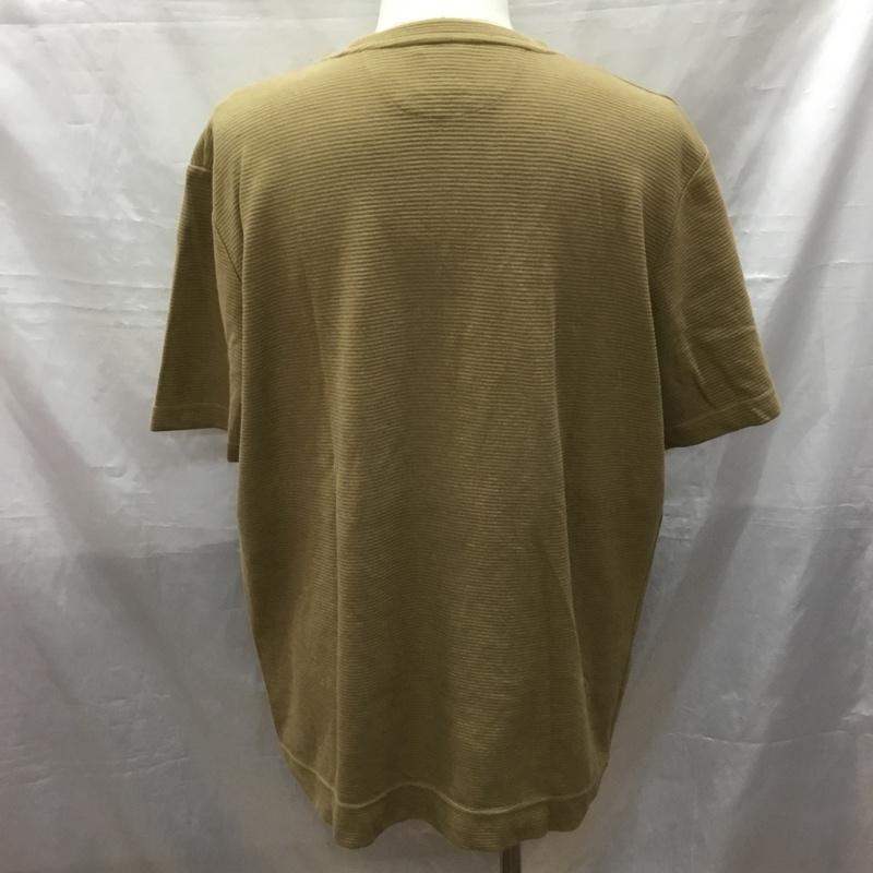 ザラ ZARA カットソー 半袖 半袖カットソー プリントTシャツ クルーネックカットソー XL 無地 ベージュ / ベージュ /  メンズ USED 古着 中古 10116868