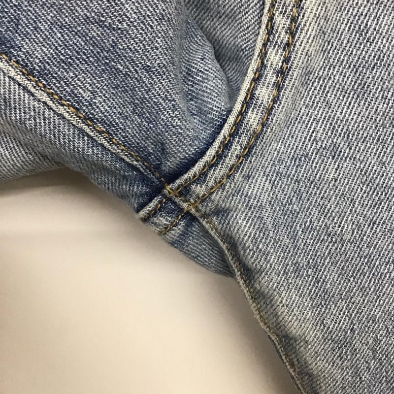 ゲス Guess パンツ デニム、ジーンズ デニムパンツ スリムパンツ ストレッチパンツ ジーンズ 34 ロゴ、文字 インディゴ / インディゴ /  メンズ USED 古着 中古 10119453