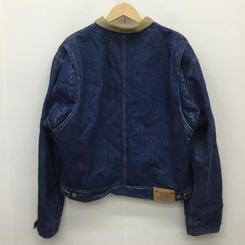 ラルフローレン RALPHLAUREN ジャケット、上着 ジャケット、ブレザー 80 s デニムジャケット L 無地 X チェック インディゴ / インディゴ /  メンズ USED 古着 中古 10117341