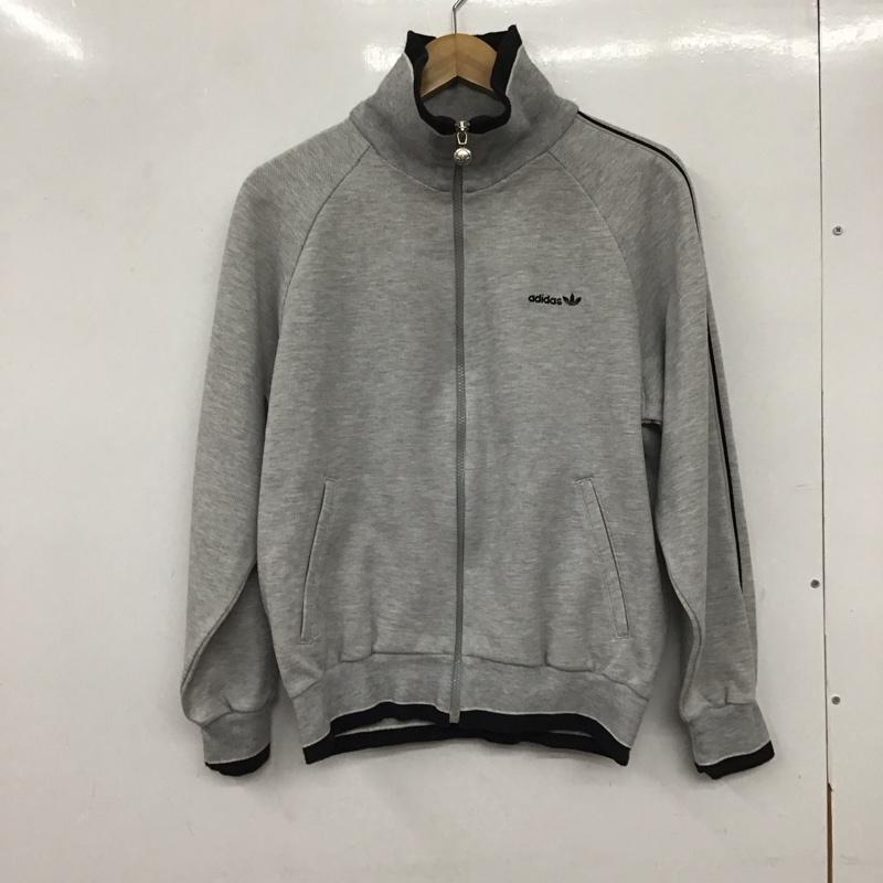 アディダス adidas ジャケット、上着 ジャケット、ブレザー デサント社　西ドイツ製　70s　トラックジャケット　サイズ3 M ロゴ、文字 灰 / グレー /  メンズ USED 古着 中古 10136555
