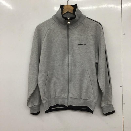 アディダス adidas ジャケット、上着 ジャケット、ブレザー デサント社　西ドイツ製　70s　トラックジャケット　サイズ3 M ロゴ、文字 灰 / グレー /  メンズ USED 古着 中古 10136555