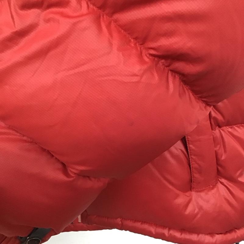 ザノースフェイス THE NORTH FACE ジャケット、上着 ダウンジャケット ジップアップジャケット ダウンジャケット アウター ロゴ、文字 黒 / ブラック / X 赤 / レッド /  メンズ USED 古着 中古 10138980