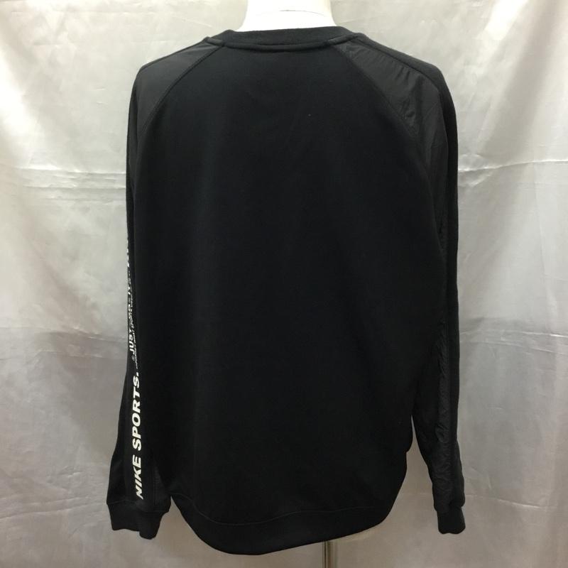 ナイキ NIKE トレーナー 長袖 CJ5084-010 スウェット XL ロゴ、文字 黒 / ブラック /  メンズ USED 古着 中古 10114246