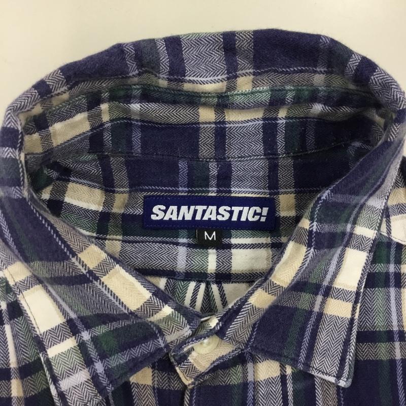 サンタスティック SANTASTIC! シャツ、ブラウス 半袖 半袖シャツ カラーシャツ 半袖カットソー チェックシャツ M チェック マルチカラー / マルチカラー /  メンズ USED 古着 中古 10112291