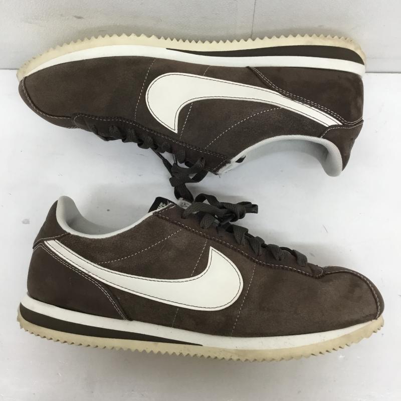 ナイキ NIKE スニーカー スニーカー FQ81144-237　NIKE CORTEZ SE ナイキ　コルテッツ 28.0cm ロゴ、文字 茶 / ブラウン /  メンズ USED 古着 中古 10120976