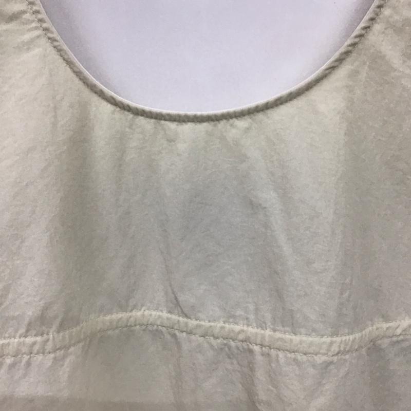 ザラ ZARA ワンピース ミニスカート S 無地 アイボリー / アイボリー /  レディース USED 古着 中古 10139990