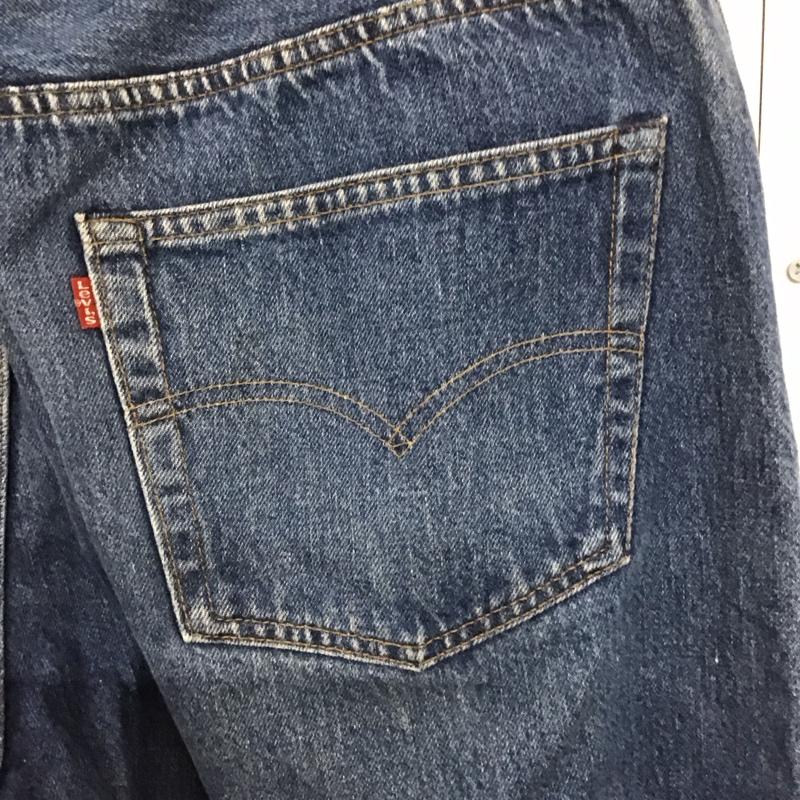 リーバイストラウスアンドコー Levi Strauss & co. パンツ デニム、ジーンズ デニムパンツ ワイドパンツ カジュアルパンツ 80s 501 赤ミミ ヴィンテージ 42 無地 インディゴ / インディゴ /  メンズ USED 古着 中古 10140980
