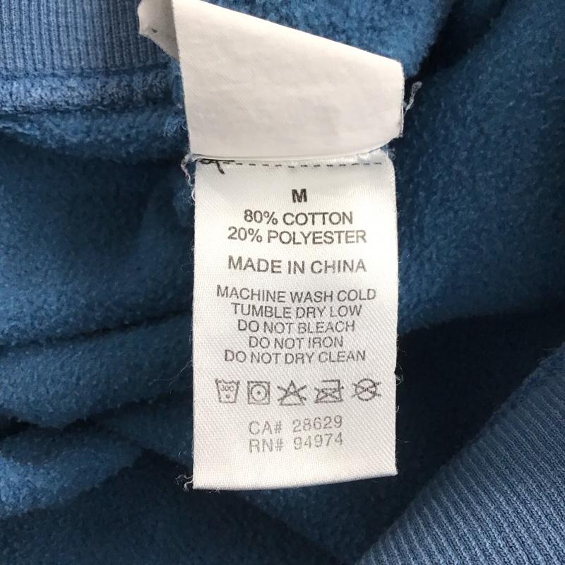 ステューシー STUSSY トレーナー 長袖 長袖トレーナー スウェット クルーネック プルオーバー M ロゴ、文字 青 / ブルー /  メンズ USED 古着 中古 10147753