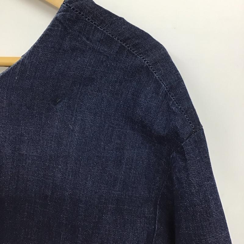 ニコアンド niko and... ワンピース ひざ丈スカート 無地 インディゴ / インディゴ /  レディース USED 古着 中古 10150409