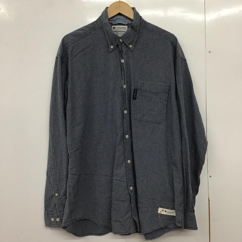 コロンビア Columbia シャツ、ブラウス 長袖 長袖シャツ チェックシャツ カラーシャツ ボタンダウンシャツ L チェック マルチカラー / マルチカラー /  メンズ USED 古着 中古 10150093