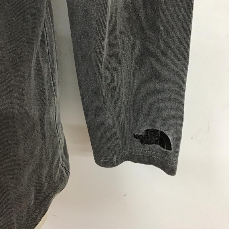 ザノースフェイス THE NORTH FACE Tシャツ 長袖 NT81732 PIGMENT DYE TEE ロンT L ロゴ、文字 黒 / ブラック /  メンズ USED 古着 中古 10115597