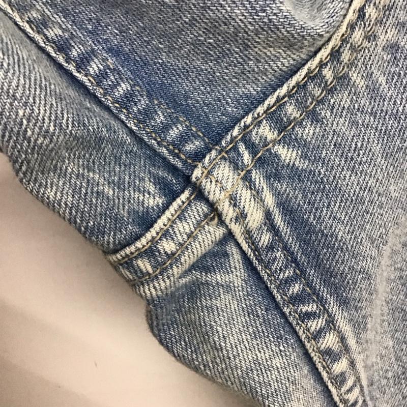 ザラ ZARA パンツ デニム、ジーンズ デニムパンツ ワイドパンツ カジュアルパンツ 42インチ 無地 インディゴ / インディゴ /  メンズ USED 古着 中古 10145985