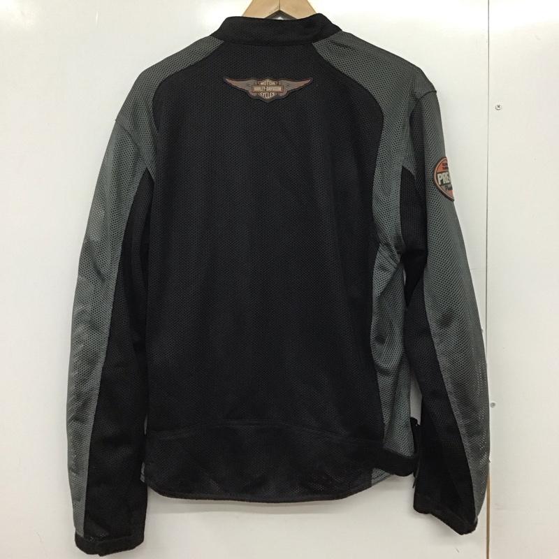 ハーレーダビッドソン Harley-Davidson ジャケット、上着 ジャンパー、ブルゾン M ロゴ、文字 X プリント 黒 / ブラック / X 灰 / グレー /  メンズ USED 古着 中古 10145656