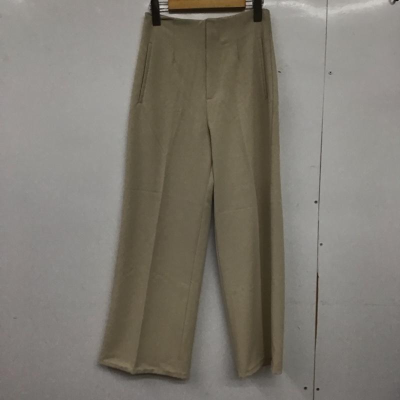 ザラ ZARA パンツ スラックス S 無地 ベージュ / ベージュ /  レディース USED 古着 中古 10148917
